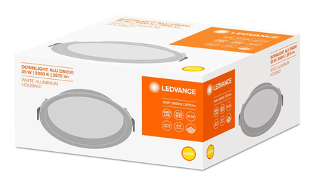 LED panelové bodové svítidlo 35W 2975lm CCT Mesh White Downlight Ledvance