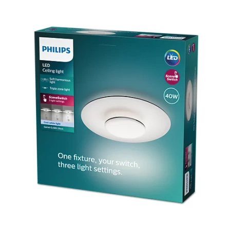 Stropní svítidlo LED Plafond 40W 4400lm 4000K Black Garnet Philips