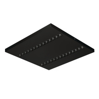 LED povrchový panel 60x60 Lamp 49W 5450lm 3500K Warm 90° Black Kanlux