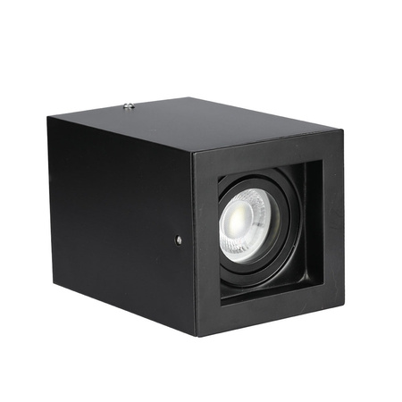 Bodové stropní svítidlo GU10 Square Black VT-797 V-TAC