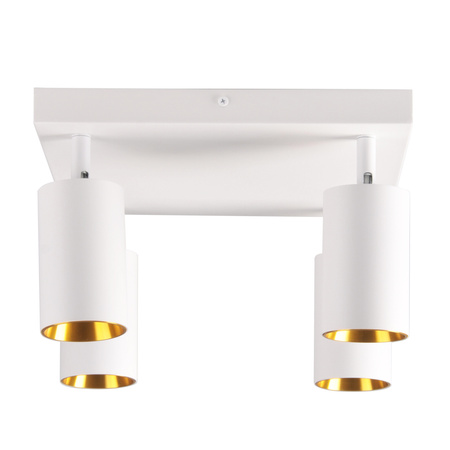Stropní LED svítidlo nástěnné a stropní svítidlo 4 x GU10 MARIBEL White GOLDLUX (Polux)