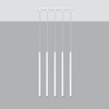PASTELO 5xG9 Závěsné stropní svítidlo Minimalistické bílé SOLLUX