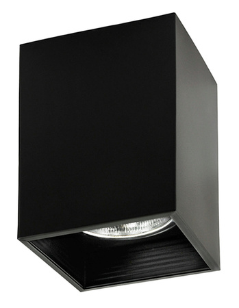 Přisazené čtvercové stropní svítidlo JUPITER K11 DOWNLIGHT E27 Black