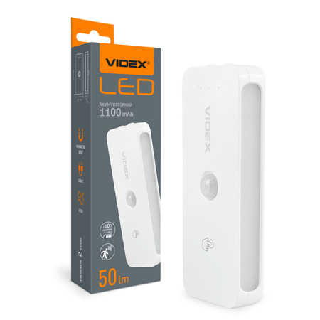 Dobíjecí lampa s detektorem pohybu Magnetic CCT VL-NL053W-S Videx