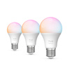3x LED žárovka E27 A60 8W = 60W 806lm 2200-6500K CCT + RGB SMART Smart Bluetooth ZigBee White and Color Ambiance + Bridge Bridge Philips HUE Starter Kit