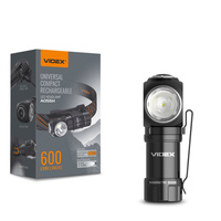 LED dobíjecí vodotěsná čelová svítilna 10W 600lm 5700K A055H VIDEX