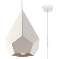 Stropní závěsné svítidlo LED PAVLUS E27 Overhang White Ceramic SOLLUX