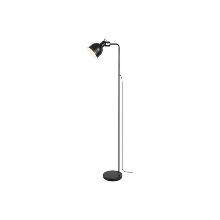 Stojací lampa E27 Black Industrial Flint Rabalux