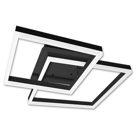 LED lustrová stropní lampa 70W CCT GALAXIS HERCULES černá + dálkové ovládání