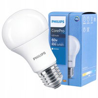 LED žárovka E27 A60 8W = 60W 806lm 4000K Neutrální PHILIPS