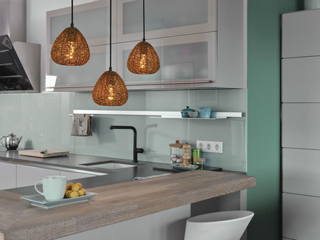 Dekorativní stropní závěsné svítidlo E27 béžová Dekor Ledvance