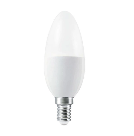 LED žárovka E14 B35 4,9W = 40W 470lm 2700K teplá bílá 240° stmívatelná Ledvance