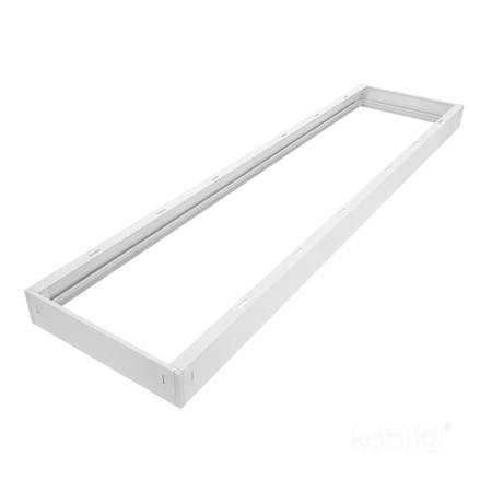 Rámeček pro povrchovou montáž 63 mm pro LED panel 30x120 cm Klik White Kobi