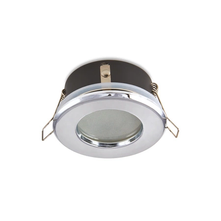 Halogenové zapuštěné bodové svítidlo GU10 Chrome Round Kobi pro zápustnou montáž