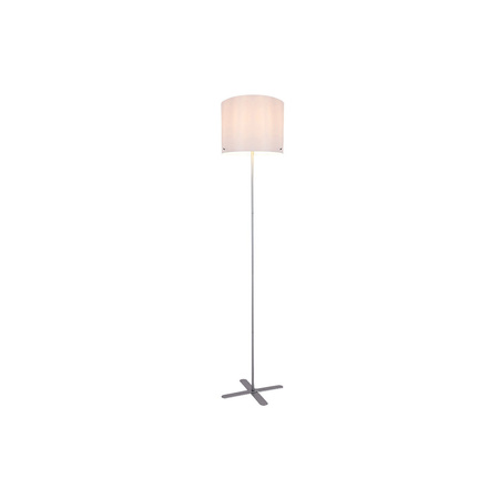 Stojací stojací lampa E27 stříbrná Moderní Izander Rabalux
