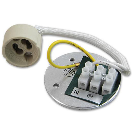 LED přisazené HALOGENOVÉ pevné kulaté stropní svítidlo GU10 bílé