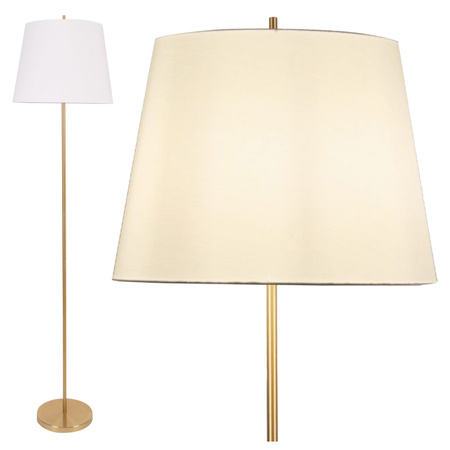 Stojací svítidlo E27 bílé zlato ELENA Sanico Goldlux
