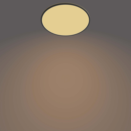Přisazená LED stropní lampa SUPERSLIM 36W 2700K 55cm stmívatelná černá PHILIPS
