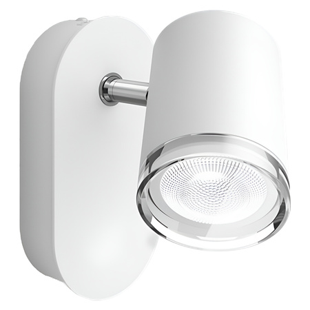 Koupelnové bodové světlo LED nástěnné svítidlo Spot Adore White 5W IP44 CCT PHILIPS HUE Bluetooth + stmívač