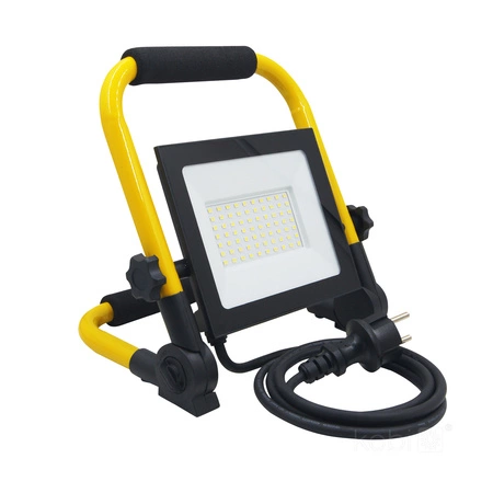 Venkovní LED reflektor Zahrada 50W 4250lm 4000K Neutrální 110° IP54 IK06 Černá Žlutá Tigra Kobi