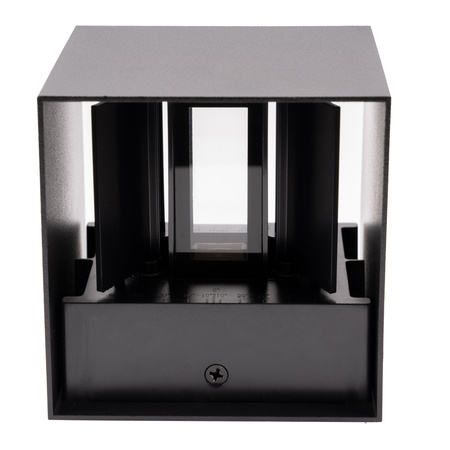 Zahradní nástěnná lampa G9, nastavitelné nahoru a dolů Černá PYXIS LUMILED