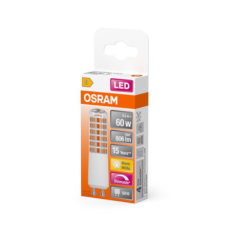 LED žárovka GU10 6,5W 806lm 2700K teplá stmívatelná OSRAM