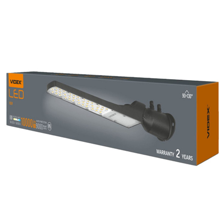 LED pouliční lampa 100W 10000lm 5000K neutrální 130° 0,5A černá VIDEX