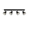 Reflektorové stropní svítidlo 4x E14 LED Black Sleet Philips