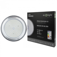 Závěsná LED lampa UFO HIGHBAY 200W 20000lm 4000K Neutral IP65 PREMIUM Ecolight