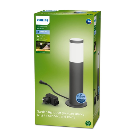 Základní sada PEDESTAL Pack GardenLink 6W 12V 2700K IP44 Tyč antracit PHILIPS