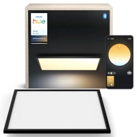 Panelové LED stropní svítidlo pro povrchovou montáž 60x60 cm 39W 1940lm IP20 White Ambiance TW Black Smart SMART Zigbee Bluetooth Aurelle Philips HUE