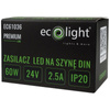 Napájecí zdroj LED Premium Line 60W 24V Ecolight na lištu DIN