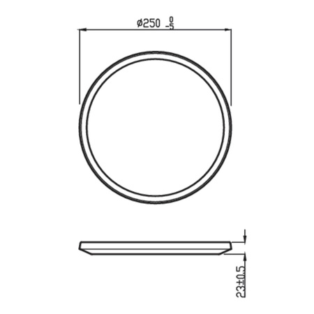 Zahradní LED stropní svítidlo venkovní SUPERSLIM CL550 15W 2700K IP44 stropní kulatá bílá PHILIPS