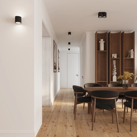 Nástěnné svítidlo Nástěnné svítidlo G9 Aluminum Black Aura Deep Space SL.1786 Sollux