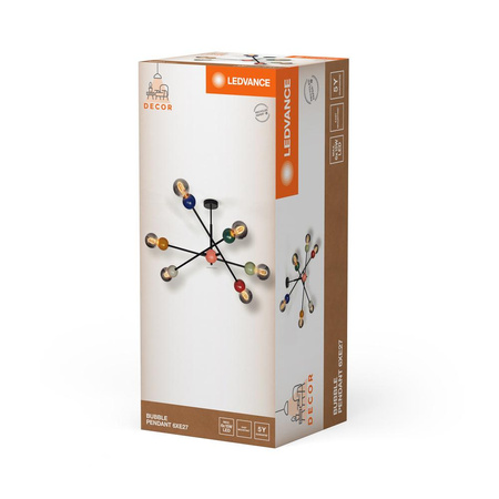 Dekorativní stropní závěsné svítidlo E27 Vícebarevný dekor Ledvance