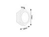 Venkovní zahradní lampa Solární nástěnná lampa LED 9W 680lm 3000K IP54 Antracit Moderní Avola Rabalux