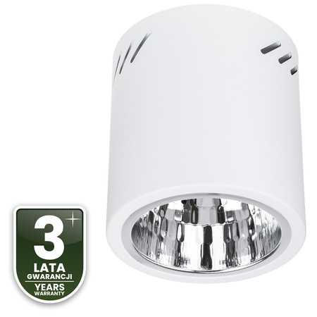 Povrchové svítidlo E27, TUBA SPOT Stálá Kulatá Bílá APUS 13 LUMILED