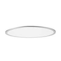 Plafond LED stropní světlo pro povrchovou montáž 40W 3200lm 3000-6000K CCT stmívatelné dálkové ovládání stříbrné moderní Taleb Rabalux