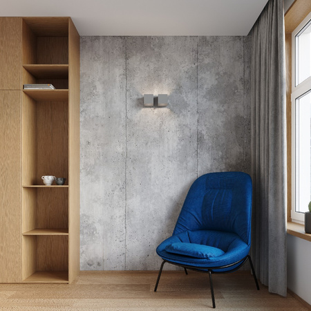 Nástěnné svítidlo LED QUAD 2xG9 Nástěnné svítidlo Top Down Grey SOLLUX