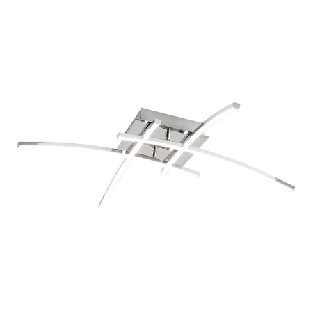 LED stropní svítidlo pro povrchovou montáž 24W 1920lm 4000K Chrome Minimalist Alexis Rabalux