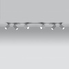 MERIDA stropní svítidlo 6xGU10 Reflektor Halogenové svítidlo Pohyblivé 118cm Bílé SOLLUX