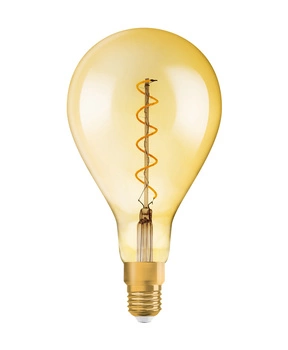 LED žárovka E27 A60 4W = 28W 300lm 2000K Teplá bílá 300° OSRAM Vintage 1906 Filament Stmívatelné