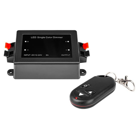 Stmívač pro LED pásky. Rádiový ovladač s RF dálkovým ovládáním 8A 12V