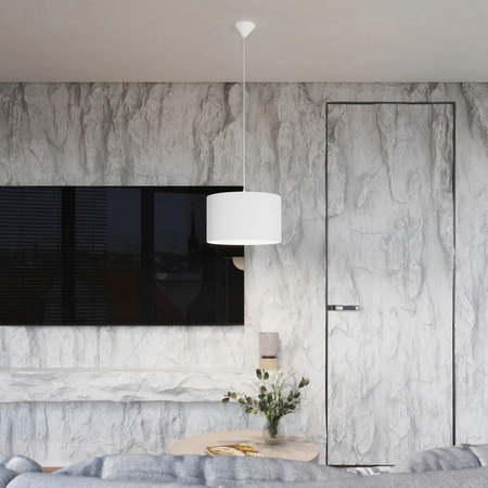 NOVA 30 E27 White Minimalistické stropní závěsné svítidlo SOLLUX