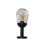 LIEGO E27 IP44 37cm černá venkovní sloupová zahradní lampa KANLUX