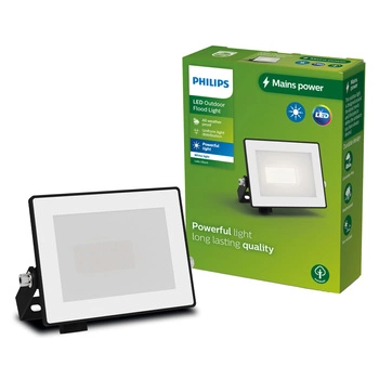 Reflektor LED 10W 950lm 3000K IP65 Black Lois Philips