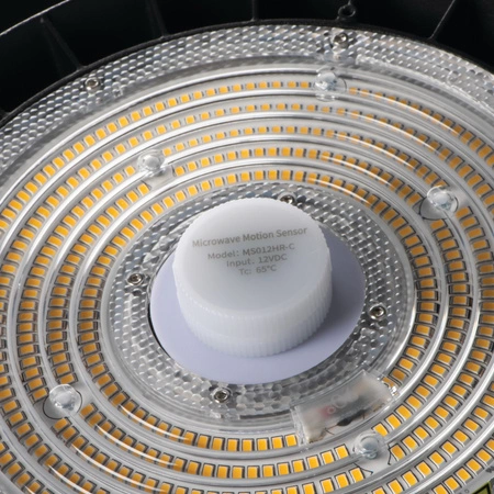 Stmívatelné průmyslové svítidlo LED High-Bay 150W 25500lm 4000K neutrální bílá 90° IP65 IK08 Round šedé HB KANLUX