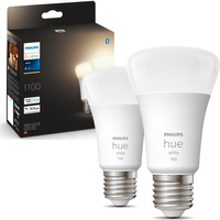 2PAK LED žárovka E27 A60 9,5W 2700K Warm PHILIPS HUE White Bluetooth Zigbee + Hue Bridge