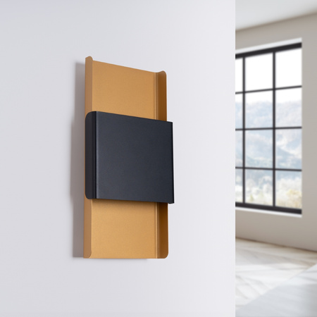 Nástěnné svítidlo DURLIN 2xG9 Gold Black Modern SOLLUX