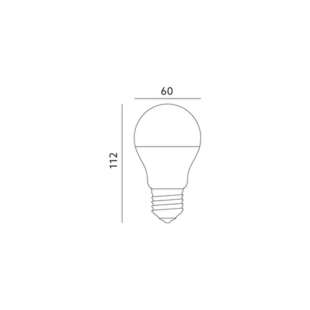 LED žárovka E27 Ball 12W 1050lm 6000K Cold 270° LED2B Kobi